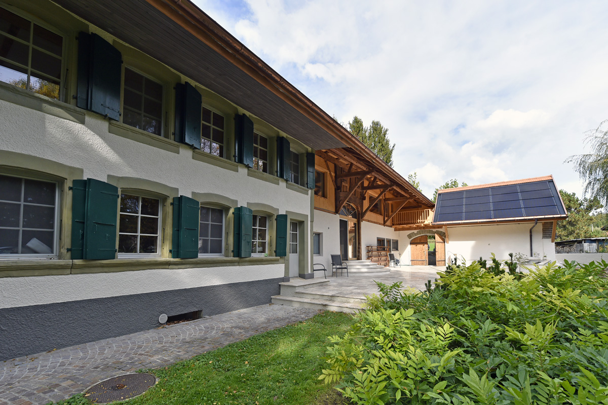 Transformation d’une ferme en bureaux pour Müller Immobilier